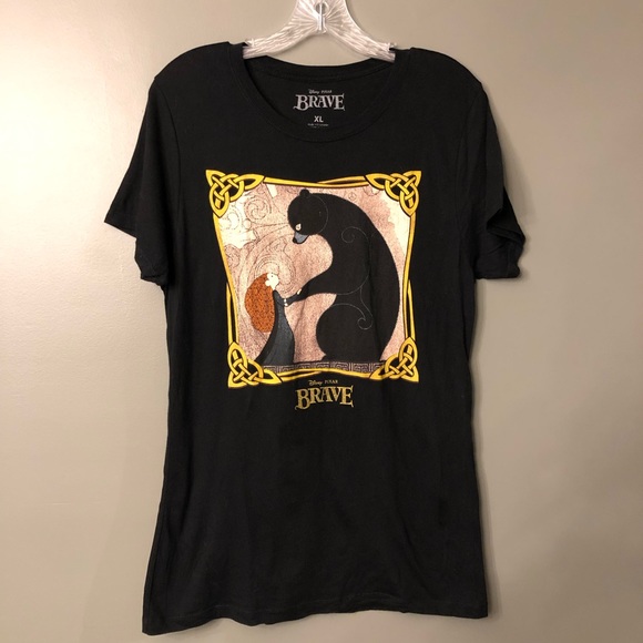 Disney Tops - Disney Brave Merida Bear Pixar Graphic Tee TShirt